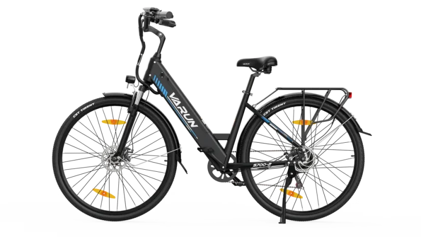 Městské elektrokolo VARUN S700 - Barva: Černá, Rám: Klasický