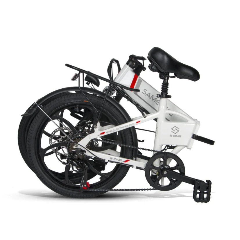 Skládací městské elektrokolo SAMEBIKE 20LVXD30 - Barva: Černá