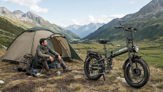 Skládací fatbike elektrokolo APEFOX RH20