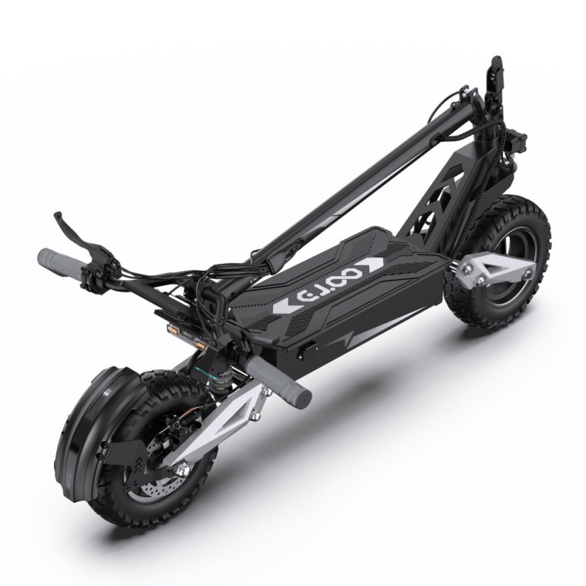 Skládací elektrická koloběžka OOTD T10 - Barva: Šedá, Baterie: 48V 13.5Ah