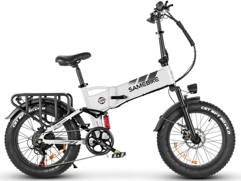 Skládací Fat Bike SAMEBIKE RS-A02 - Barva: Tmavě modrá