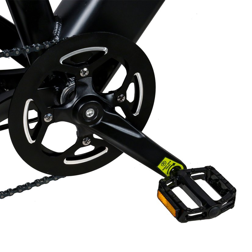 Robustní městské elektrokolo SAMEBIKE RS-A01 Plus - Barva: Černá