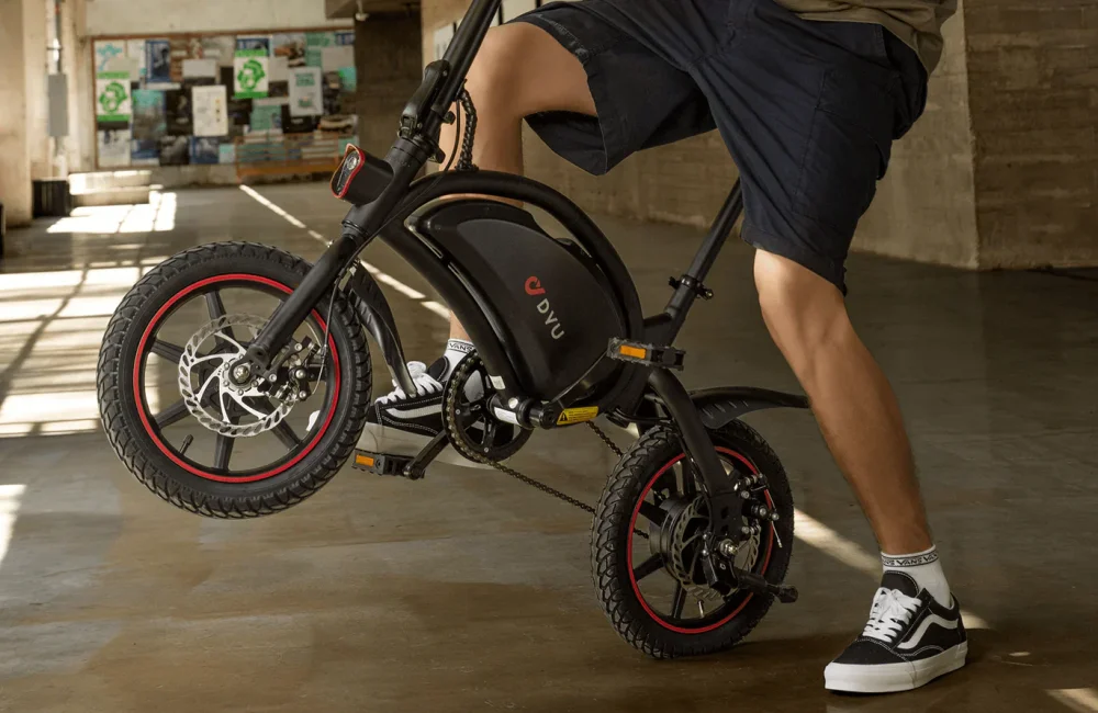 Skládací městské elektrokolo DYU D3F