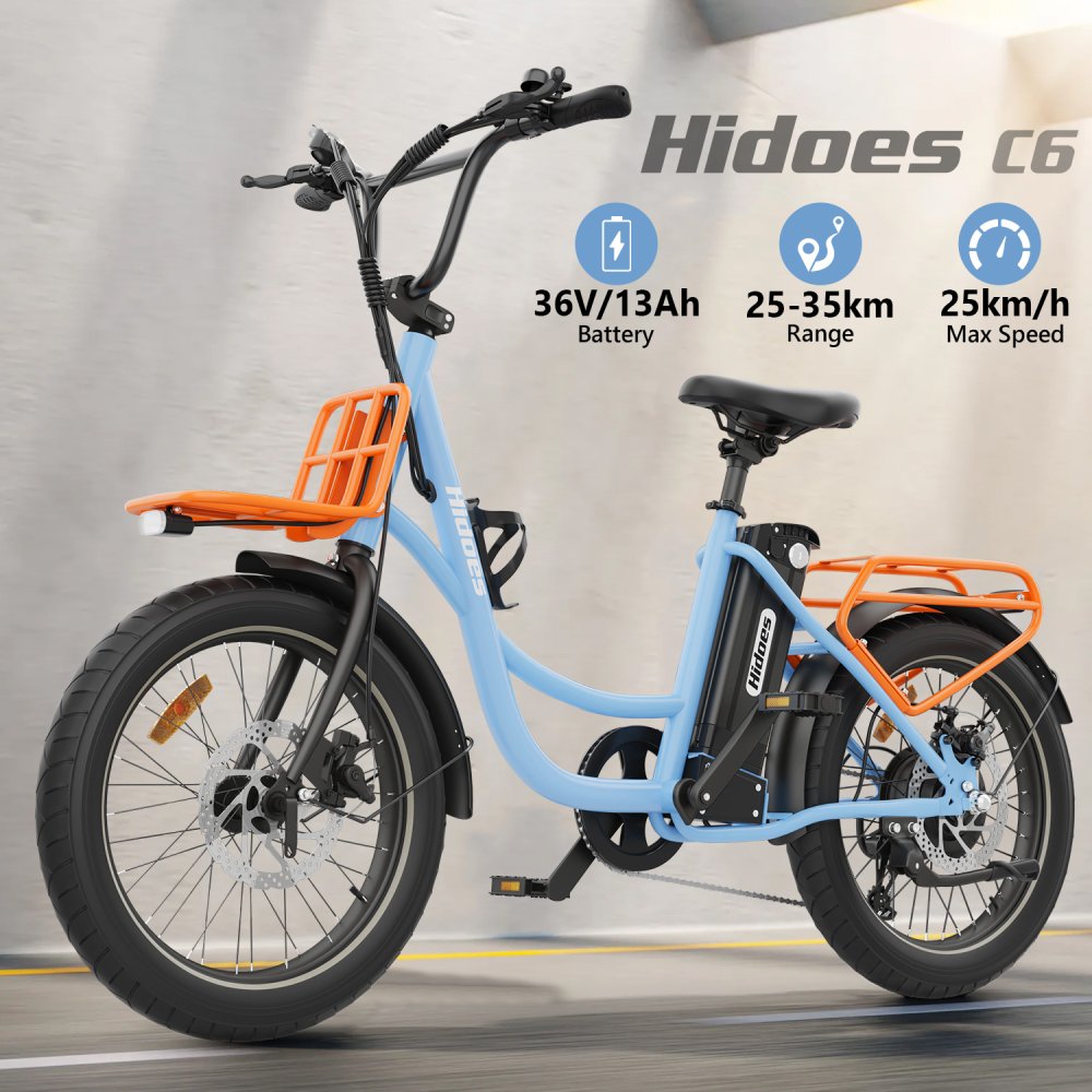 Hidoes HD-C6 E-Bike: Pohodový univerzál na cesty i do terénu