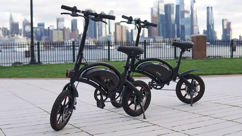 Skládací městské elektrokolo DYU D3F