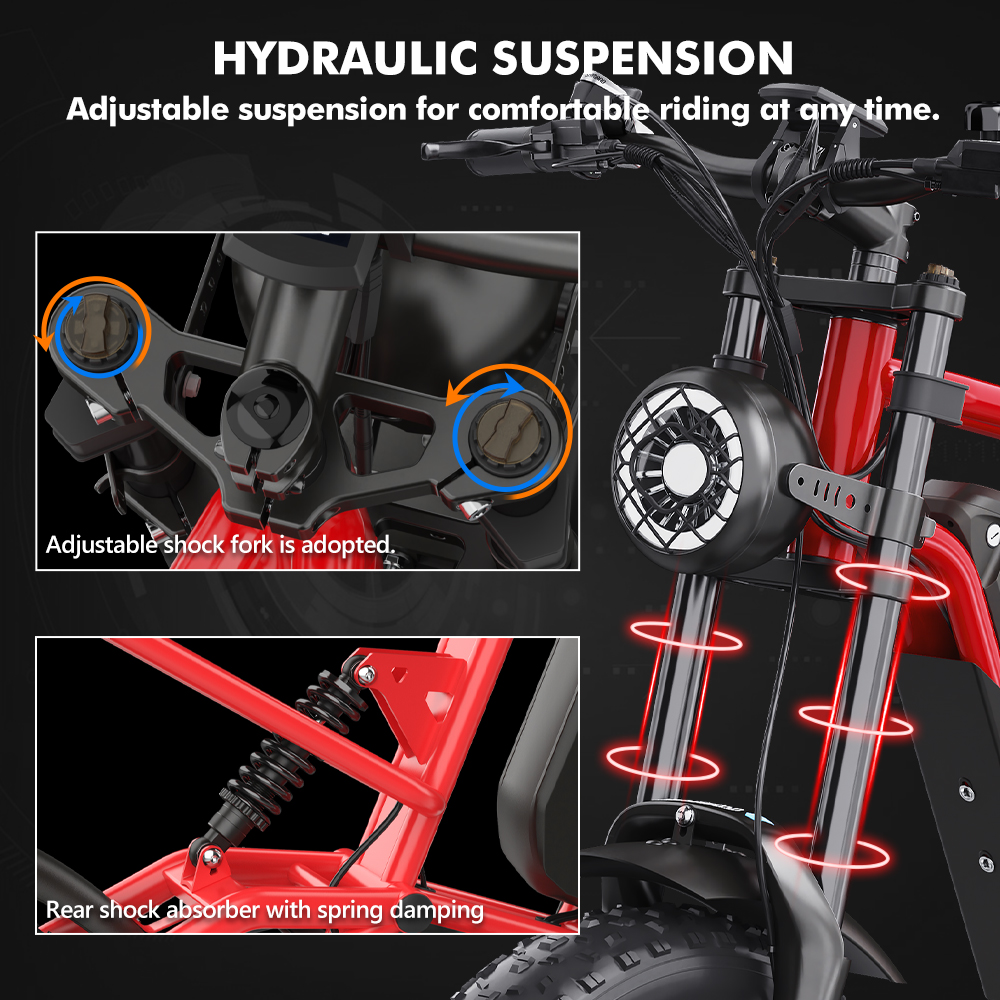 Hidoes HD-B6 E-Bike: Drsný off-road šampion pro adrenalinové jízdy