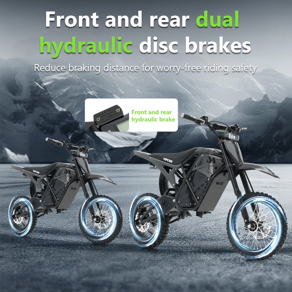 Robustní konstrukce pro off-road - VIPCOO H3 48V 23Ah