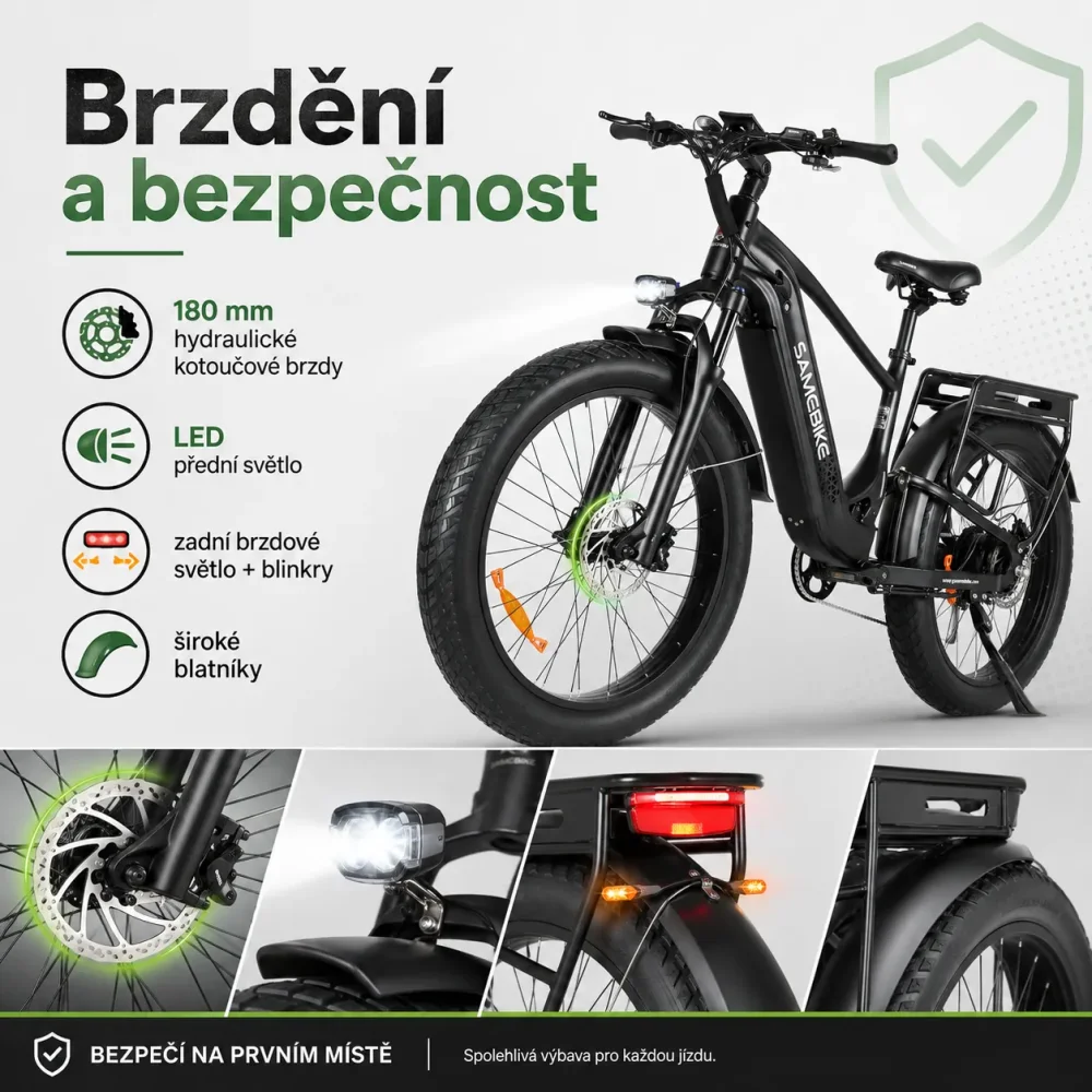 SAMEBIKE STORM klíčové parametry