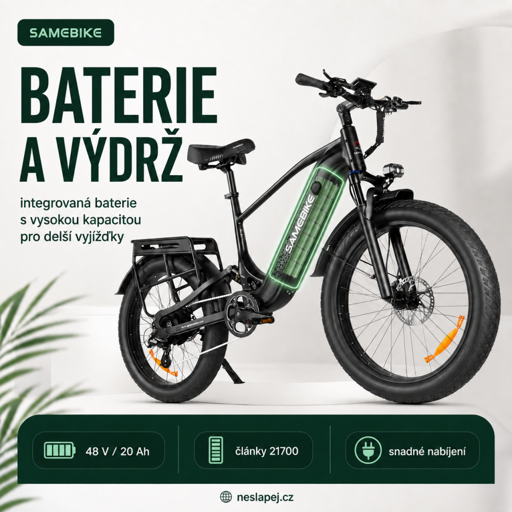 SAMEBIKE CREST baterie 48 V 20 Ah