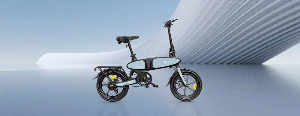 Kompaktní skládací elektrokolo DYU C2 48V