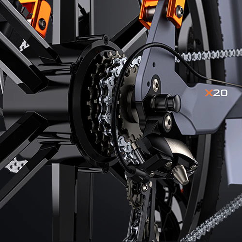 ENGWE X20 - trojité odpružení pro dokonalý zážitek z jízdy