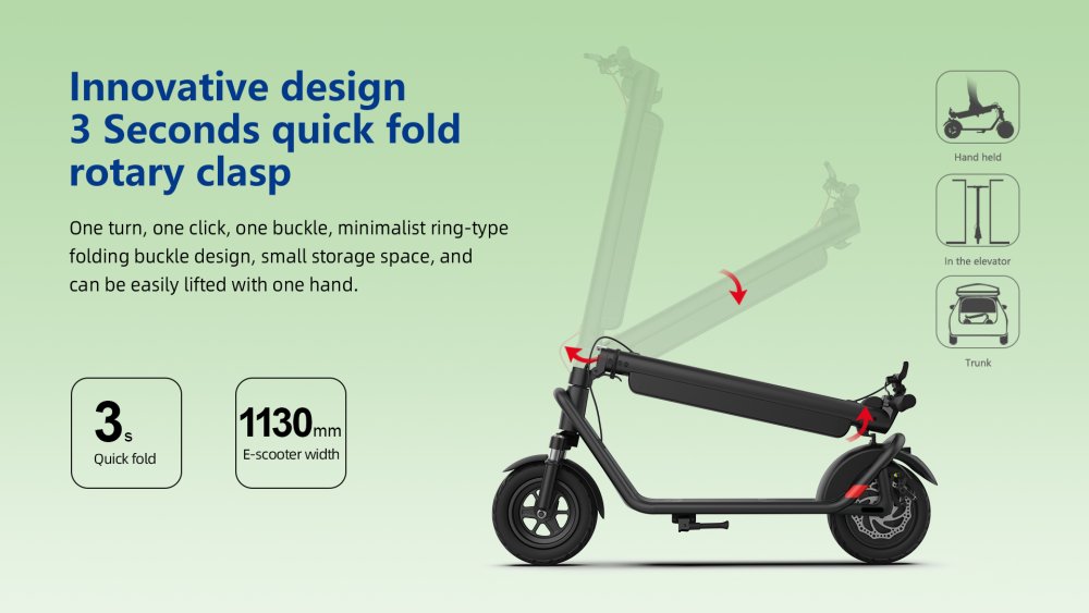 HX X11: Výkonná a komfortní elektrokoloběžka s vyměnitelnou baterií a duálním odpružením