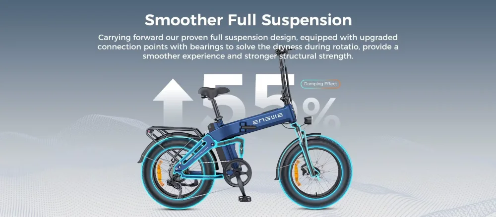 Engwe Engine Pro 3.0 Boost celoodpružení a torque sensor