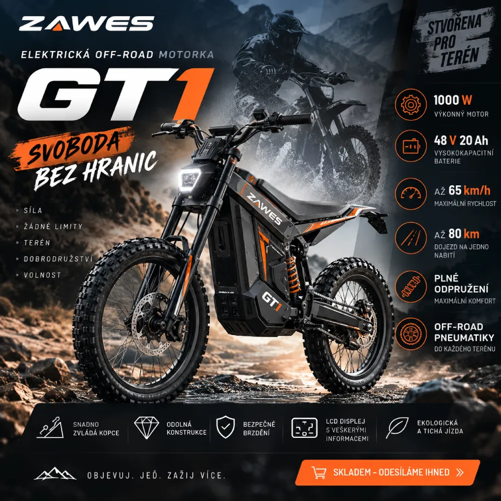 Elektrická off-road motorka ZAWES GT1
