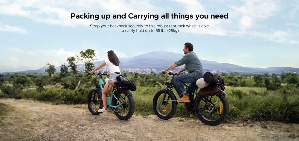 ENGWE E26 jízda - uveze cokoliv, stačí se sbalit na cestu