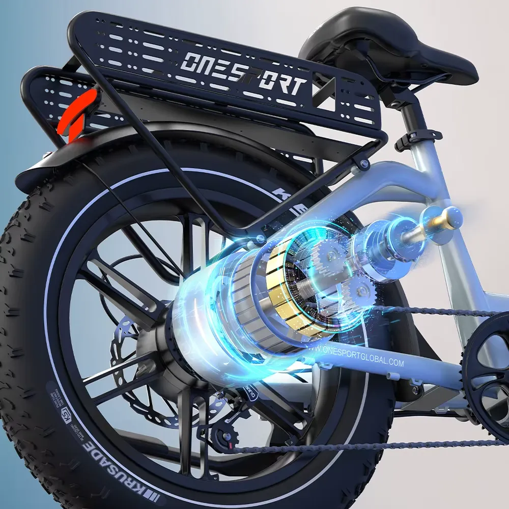 Moderní městské elektrokolo s tlustými pneu OT08