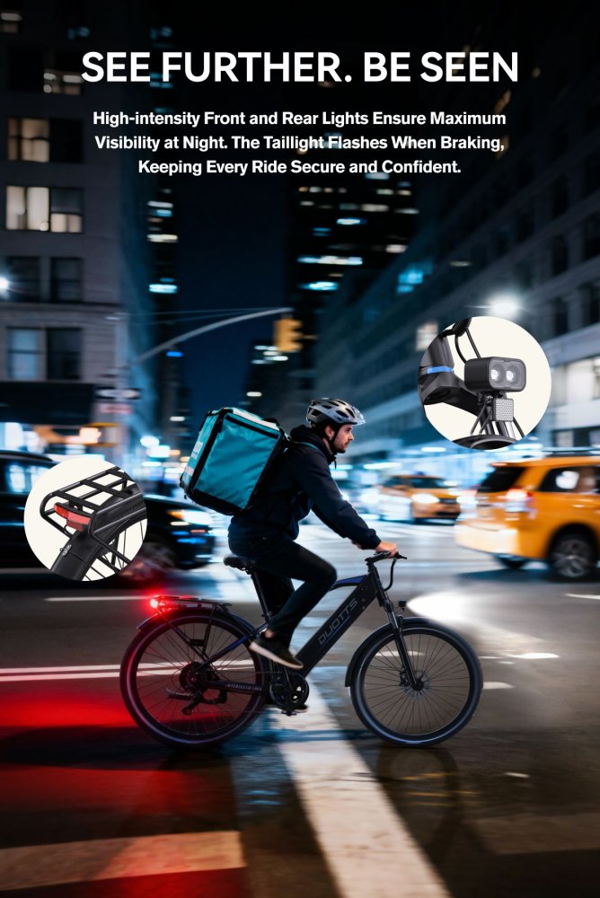 Zadní nosič a světlo DUOTTS C29 Max