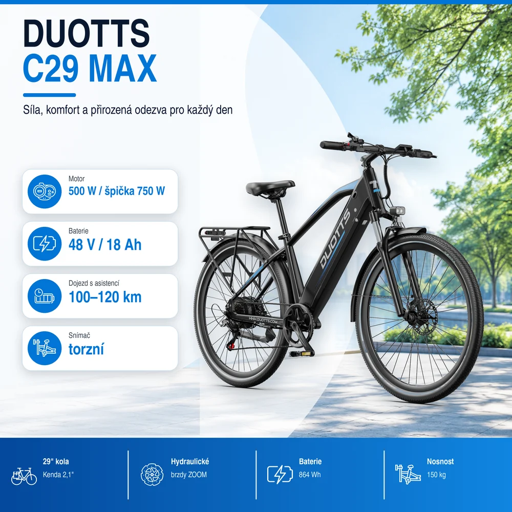 Elektrokolo DUOTTS C29 Max