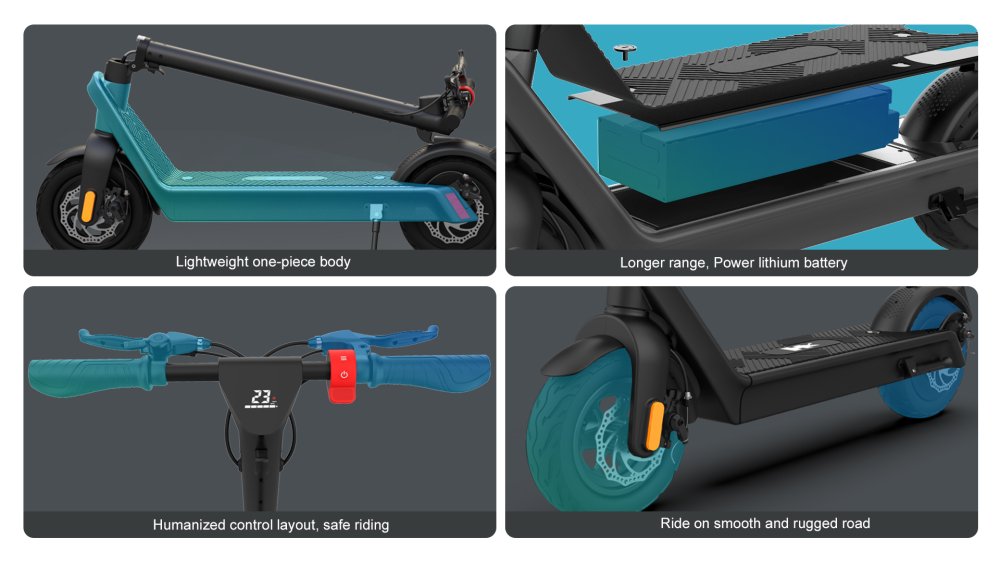 HX X9: Výkonná a komfortní elektrokoloběžka s dlouhým dojezdem a pokročilými funkcemi