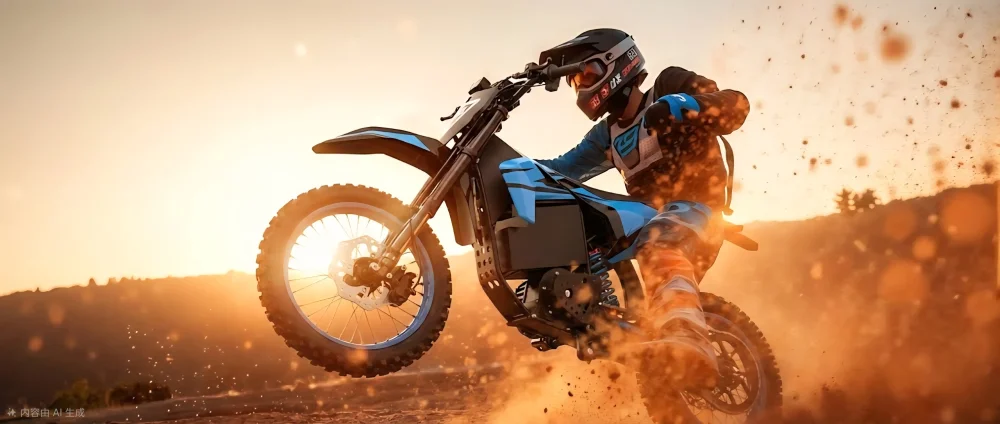 Elektrický dirt bike ZAWES S3 v akci