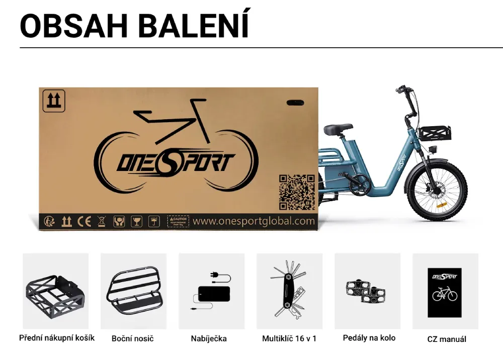 OneSport OT01 obsah balení