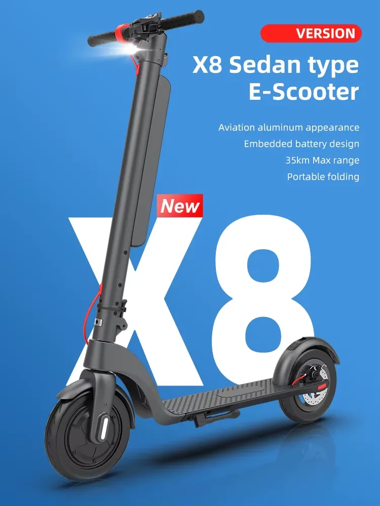 KIXIN HX X8: Výkonná elektrokoloběžka s dlouhým dojezdem a odnímatelnou baterií