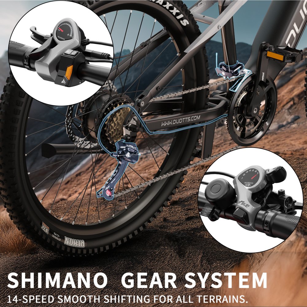 Duotts E29: Výkonný horský e-bike s plným odpružením