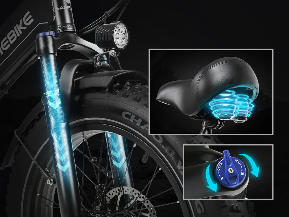 SAMEBIKE LOTDM200-II: Výkonný skládací Fat Bike s NFC technologií