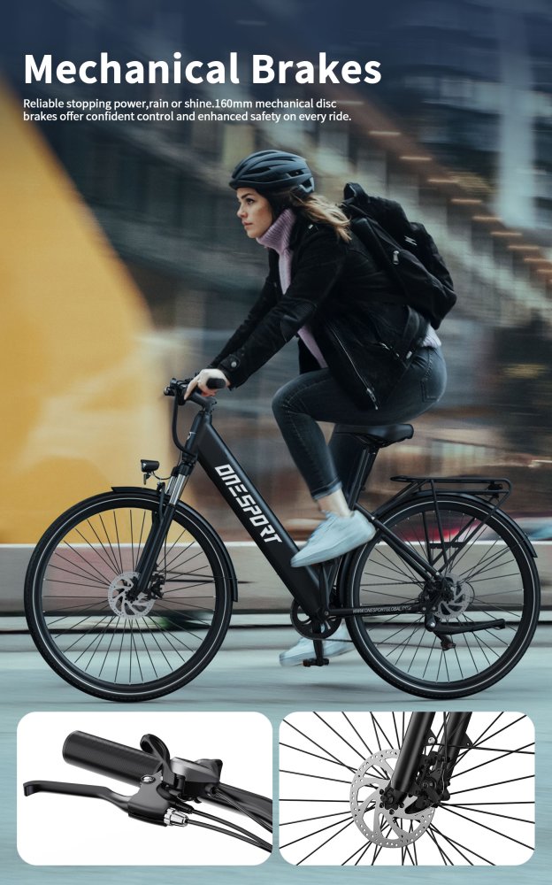 Detail 7rychlostního systému SHIMANO a mechanické kotoučové brzdy