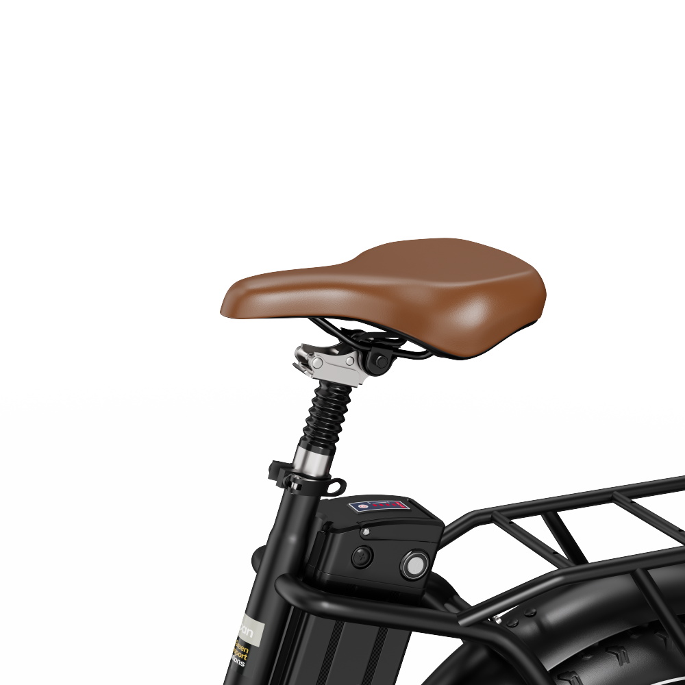 Skládací městské elektrokolo OT16 - dokonale odpružené sedlo