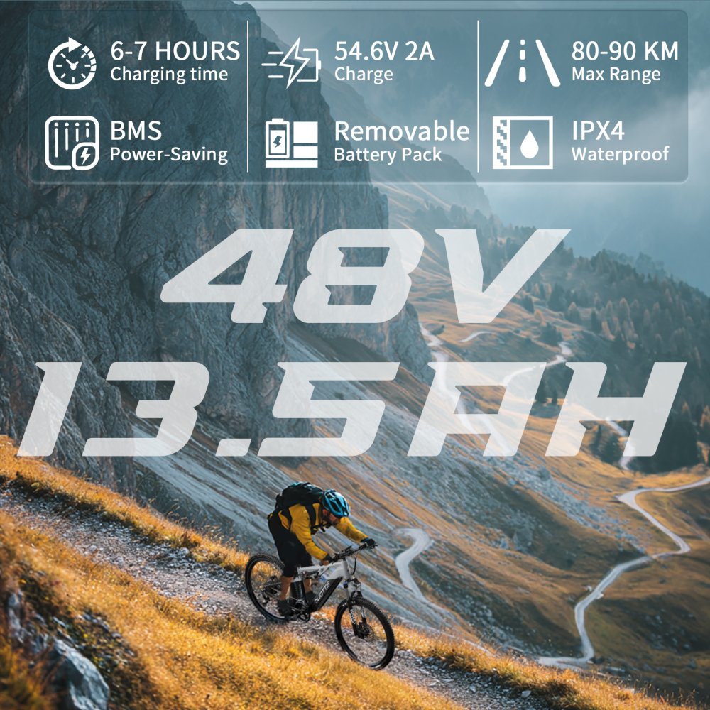 Duotts E29: Výkonný horský e-bike s plným odpružením