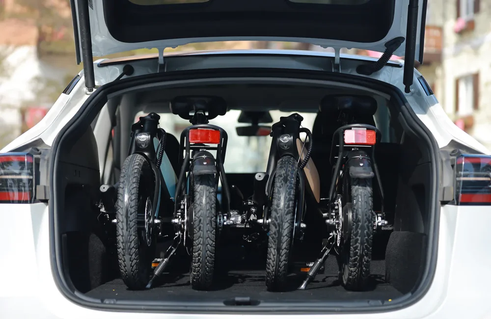 Kompaktní skládací elektrokolo DYU C2 48V