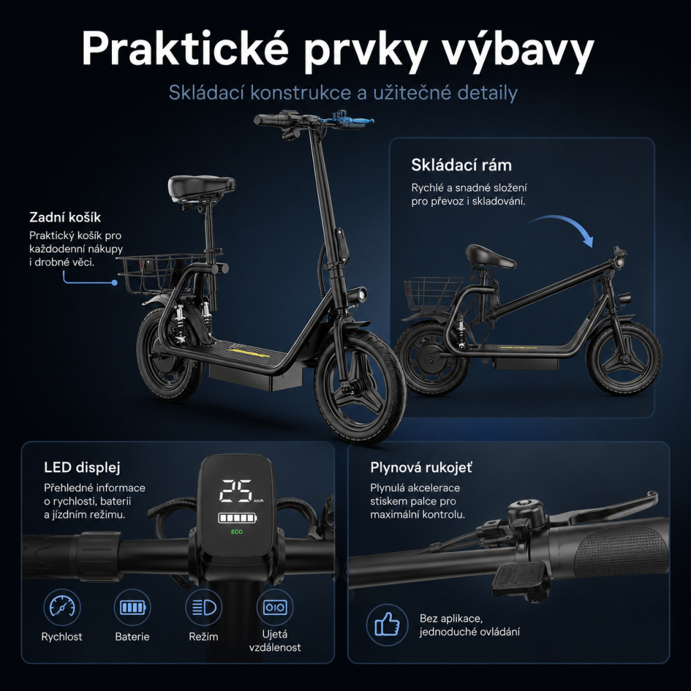 APEFOX C14 praktické prvky výbavy