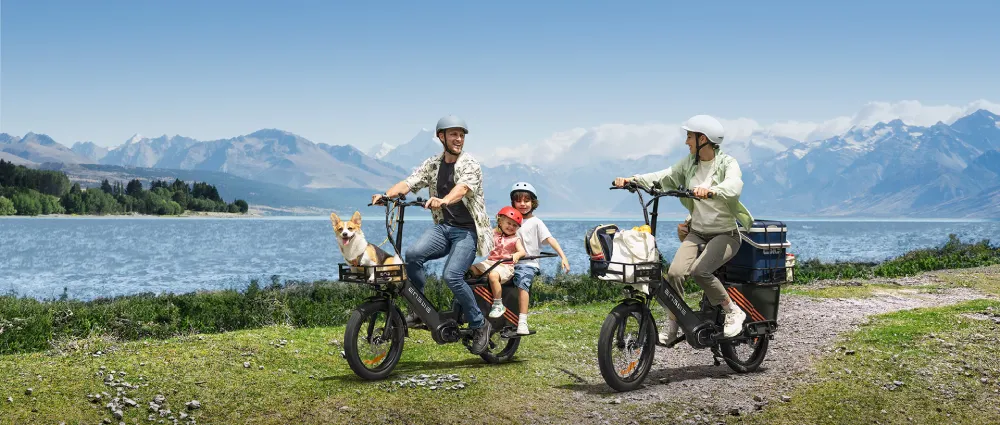 ENGWE LE20 stylové nákladní elektrokolo pro celou rodinu