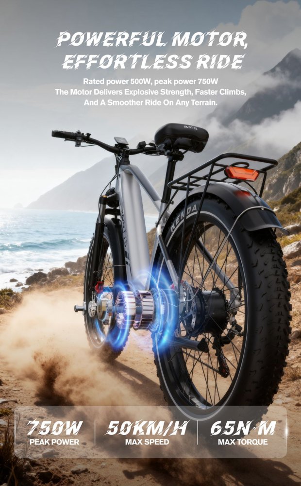 výkonný 48V 500W bezkartáčový motor