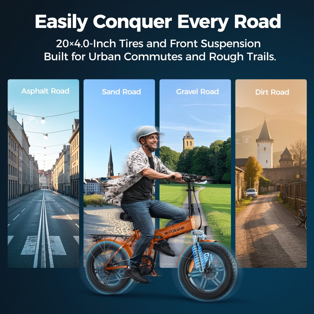 Engwe EP-2 Boost v terénu