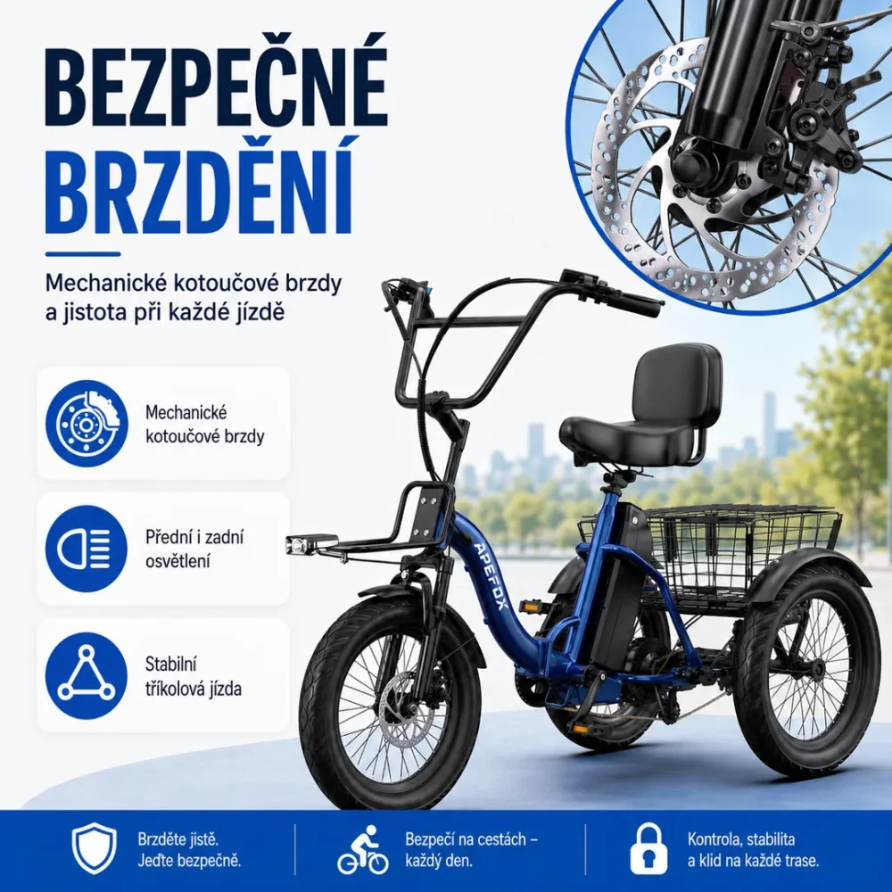 APEFOX RH30 mechanické kotoučové brzdy