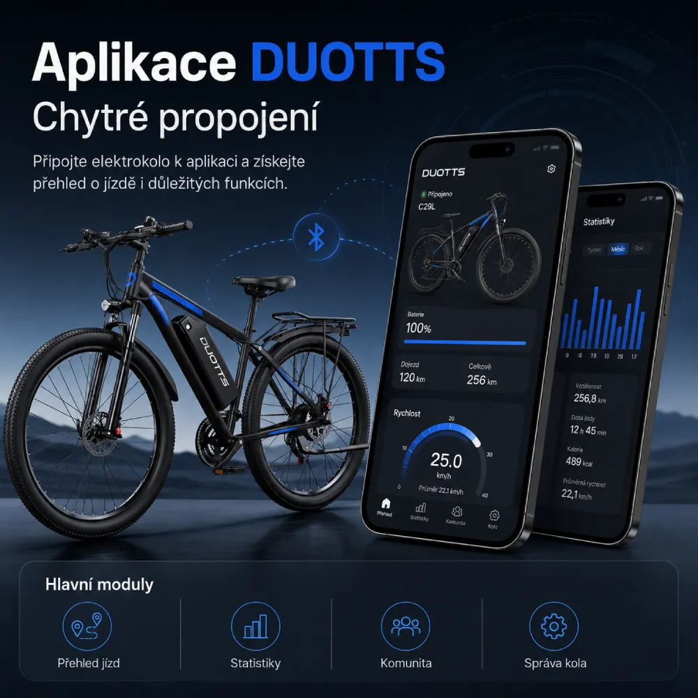 DUOTTS C29L propojení s aplikací DUOTTS