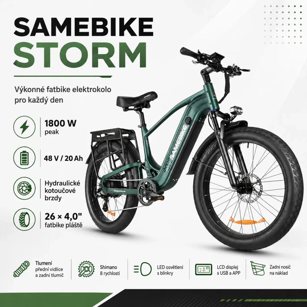 SAMEBIKE STORM představení