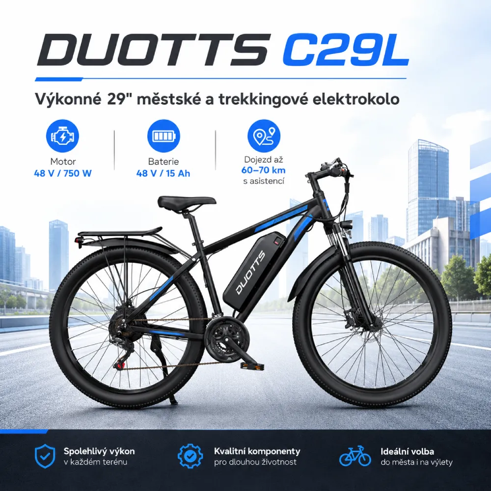 DUOTTS C29L horské elektrokolo 29 palců