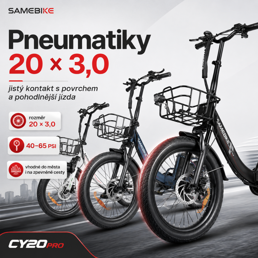 SAMEBIKE CY20 PRO pneumatiky 20 × 3,0