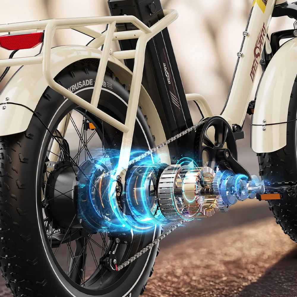 Skládací městské elektrokolo OT16 - bezkartáčový motor