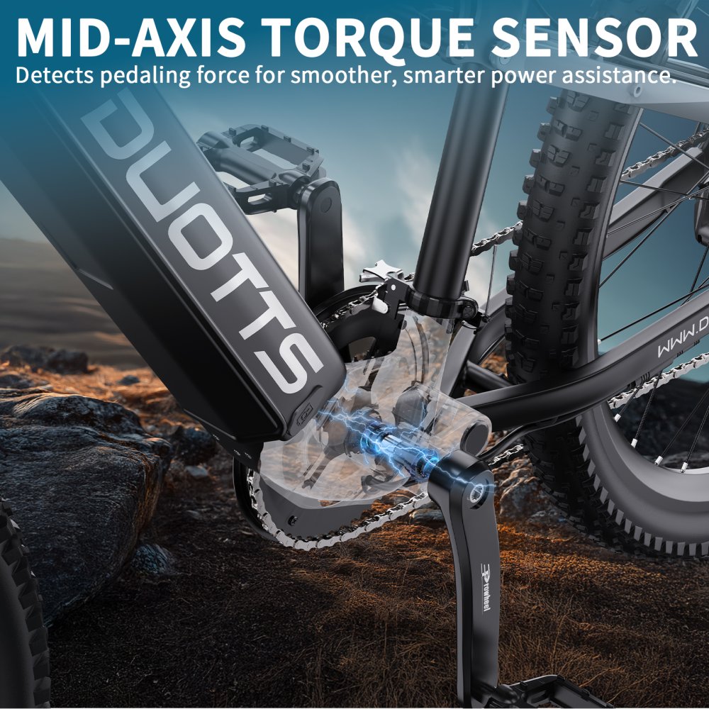 Duotts E29: Výkonný horský e-bike s plným odpružením