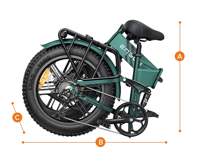 Rozměry složeného kola