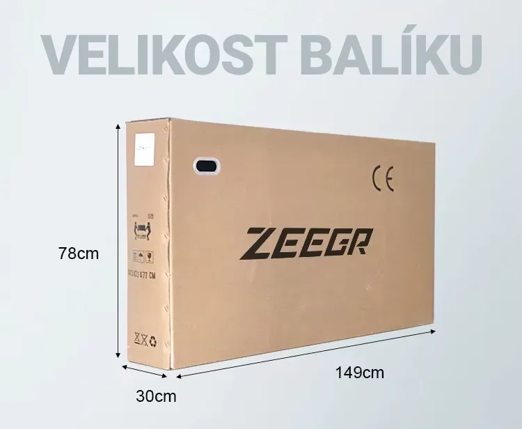 Fatbike Beach Cruiser F1 - velikost balíku