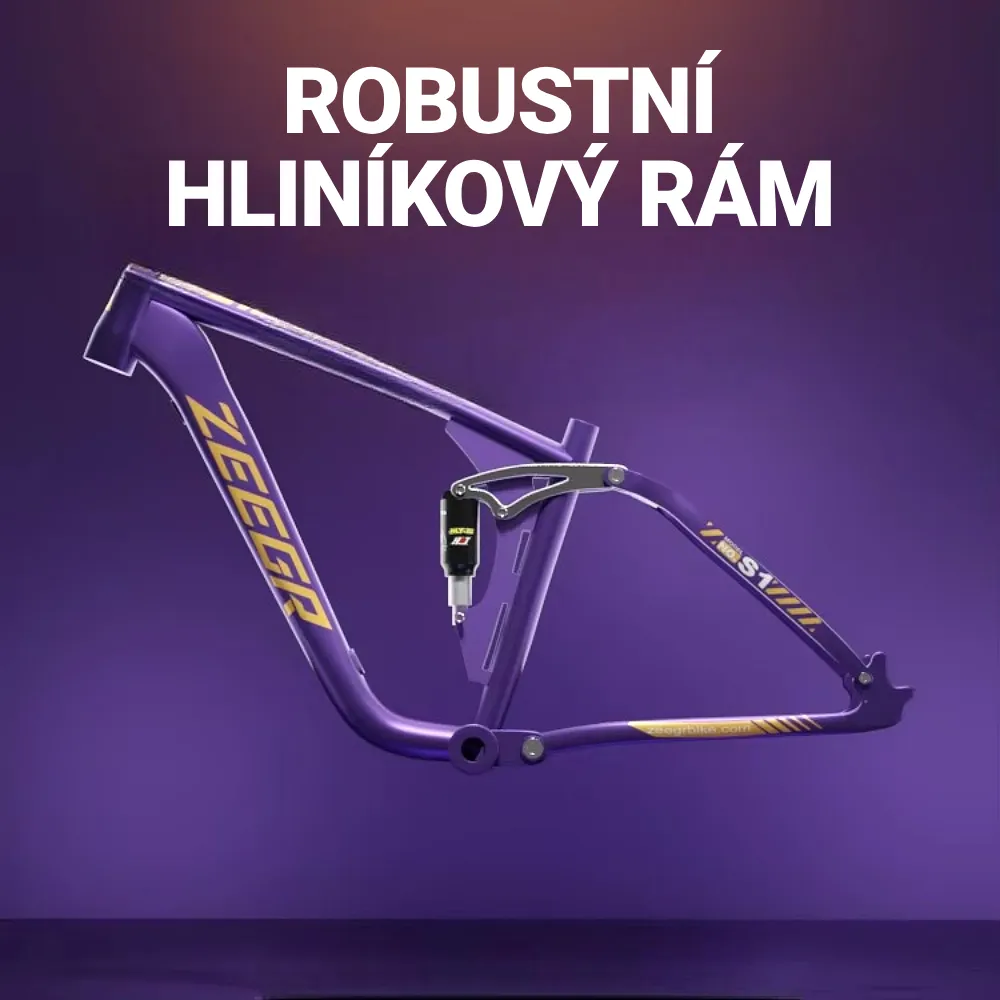 Fatbike Beach Cruiser S1 - robustní hliníkový rám