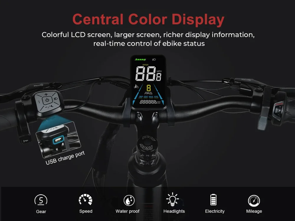 Samebike RS-A01 Pro-T – boční pohled na celé kolo