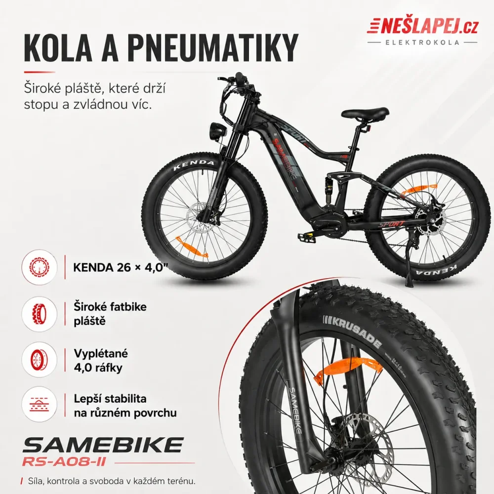 SAMEBIKE RS-A08-II LCD displej YL90 s USB