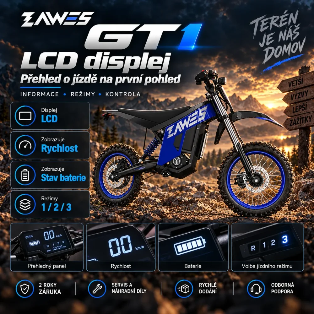 ZAWES GT1 LCD displej