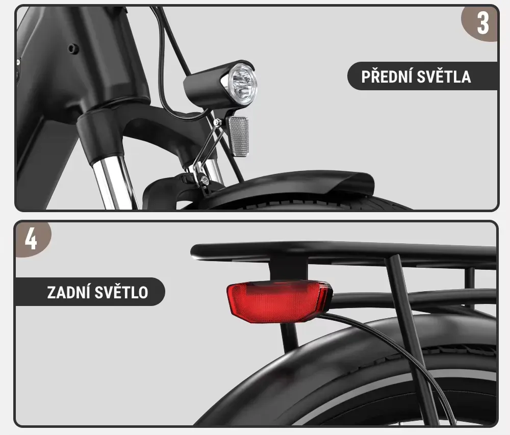 ONESPORT OT07 - dokonalé městské elektrokolo - bezpečnost na prvním místě